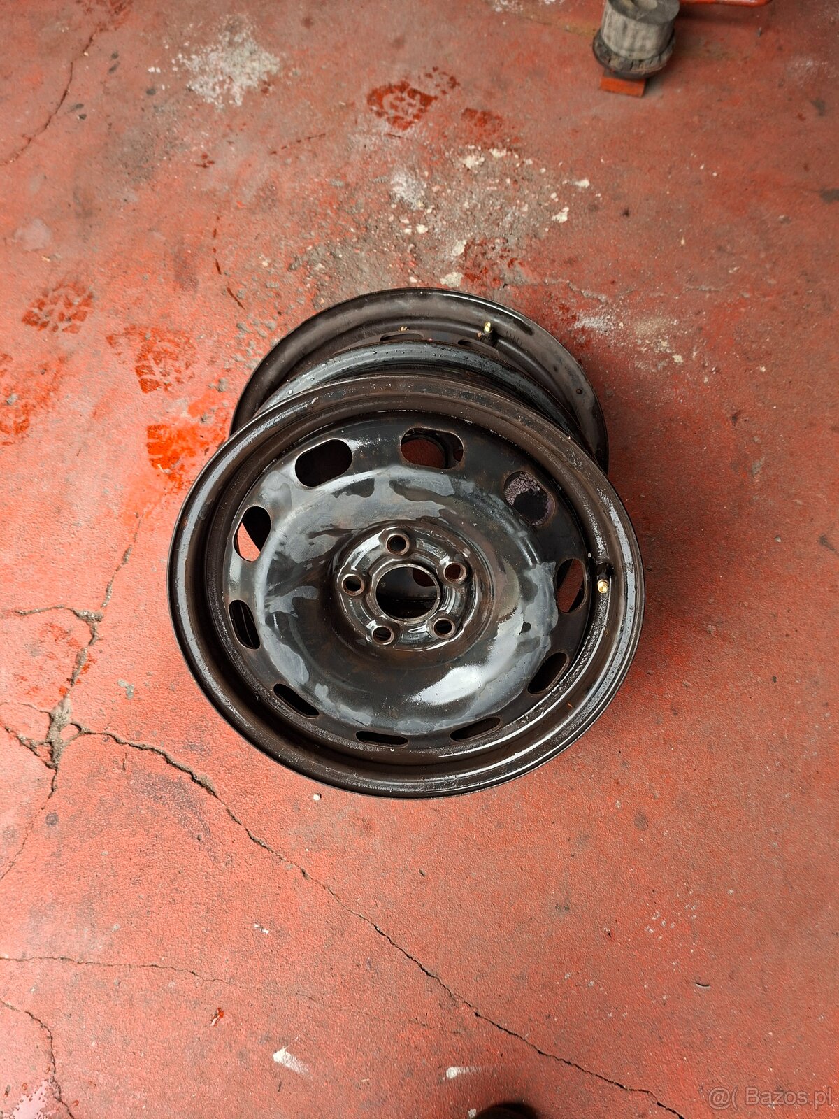 Felgi stalowe wv 6JX15 NOWE Z ZAPASU 1J0.601 027K 5X100 ET 2 - 4