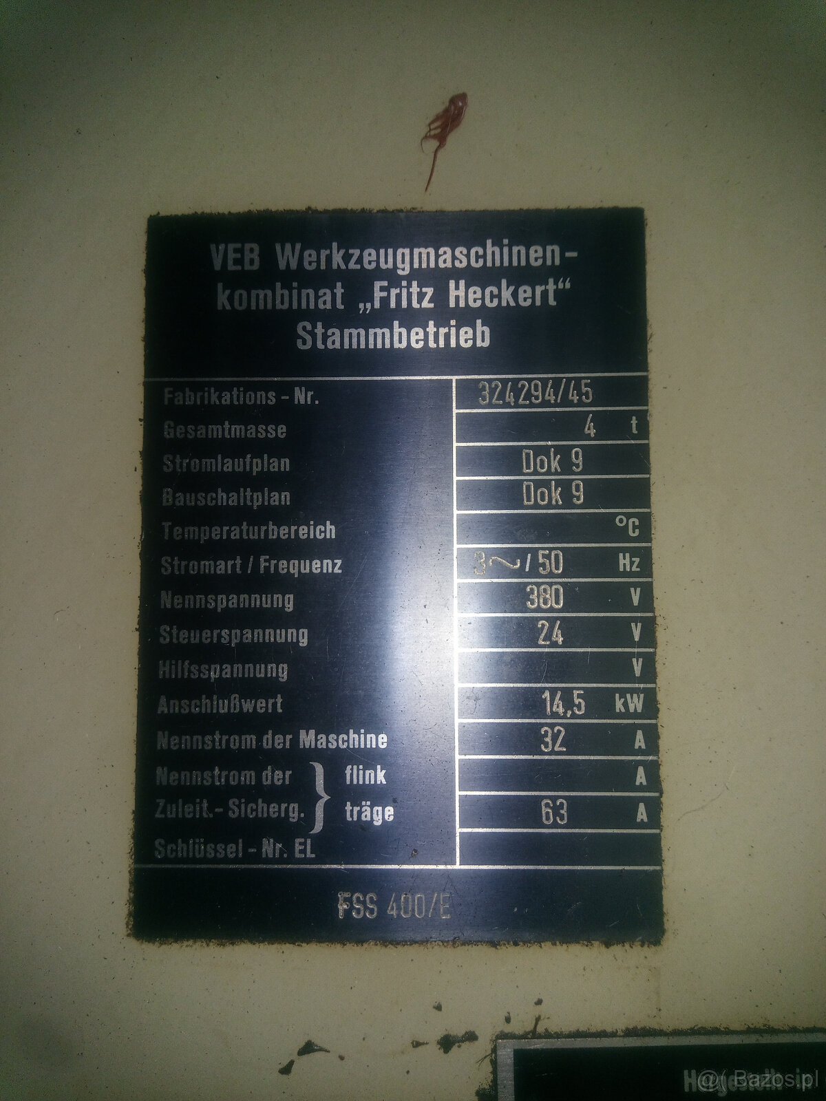 Frezarka konsolowa HECKERT, typ FSS 400 E - 4