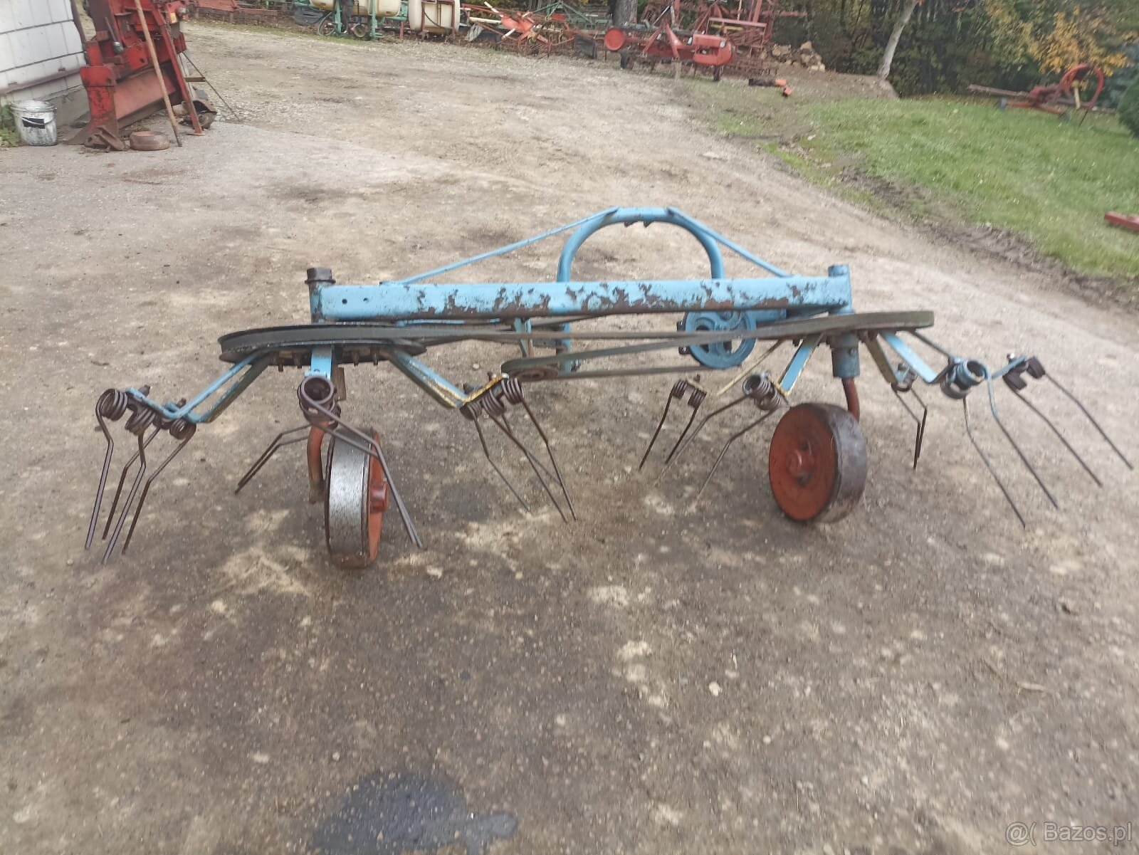 Pająk przetrząsacz karuzelowy polski do siana - 4