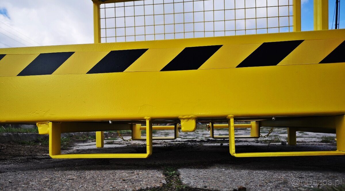 platforma robocza do wózka widłowego kosz roboczy do widlaka - 4