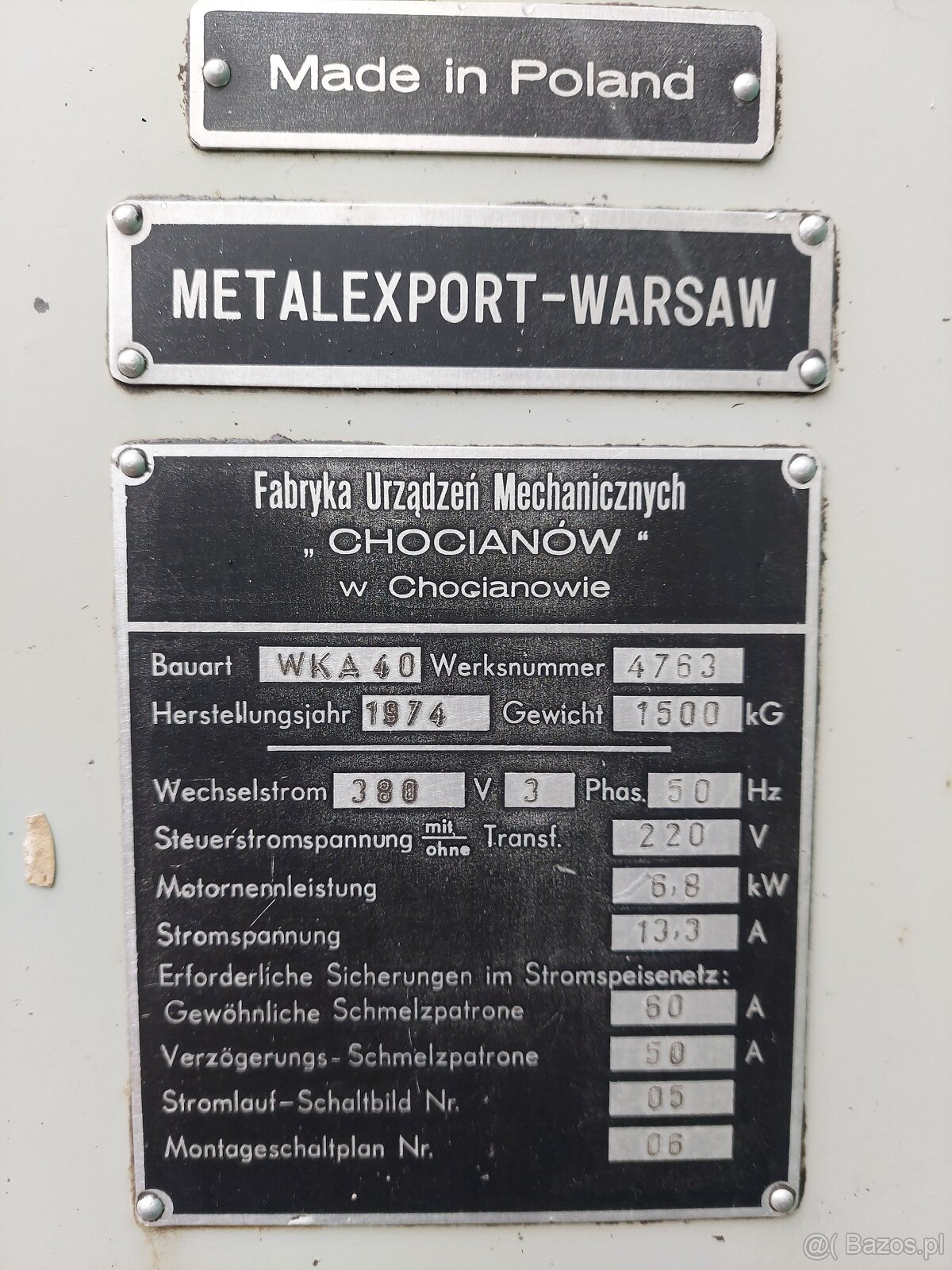 Wiertarka kolumnowa WKA 40 - 4