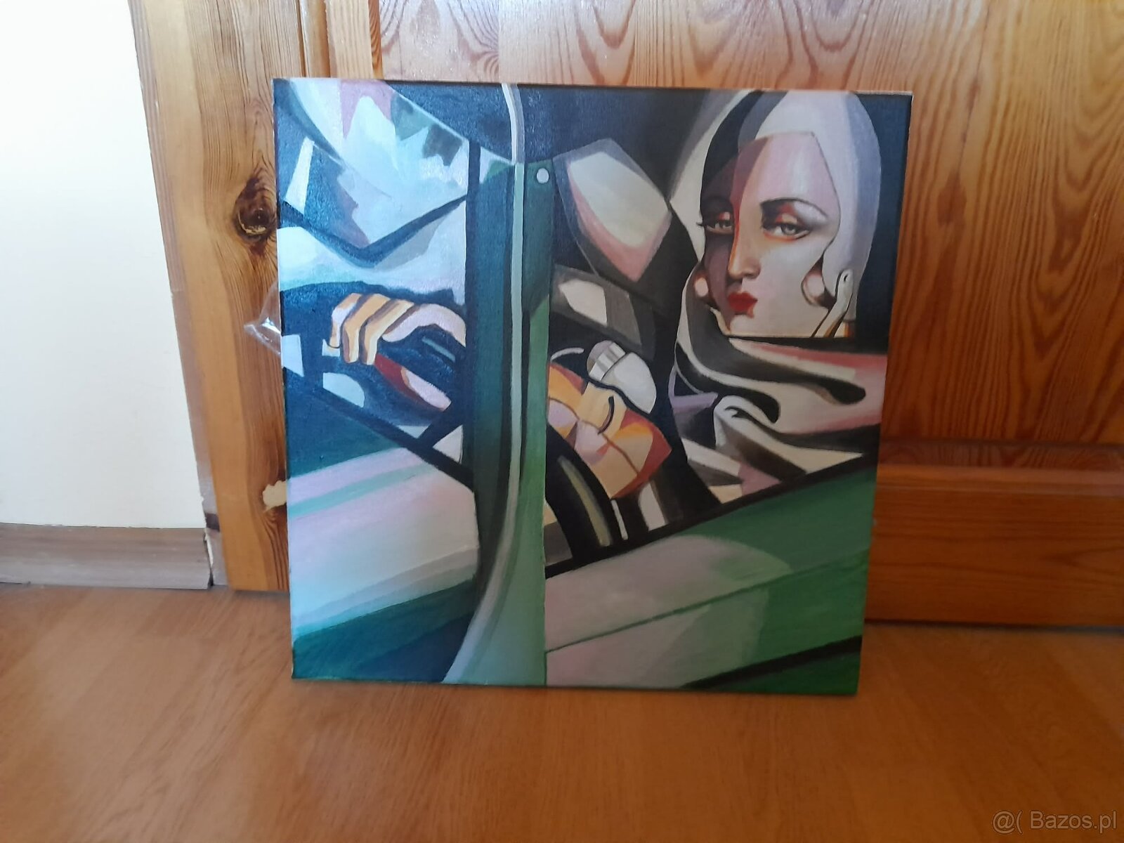 Sprzedam obraz Tamara Łempicka- w bugatti - 4