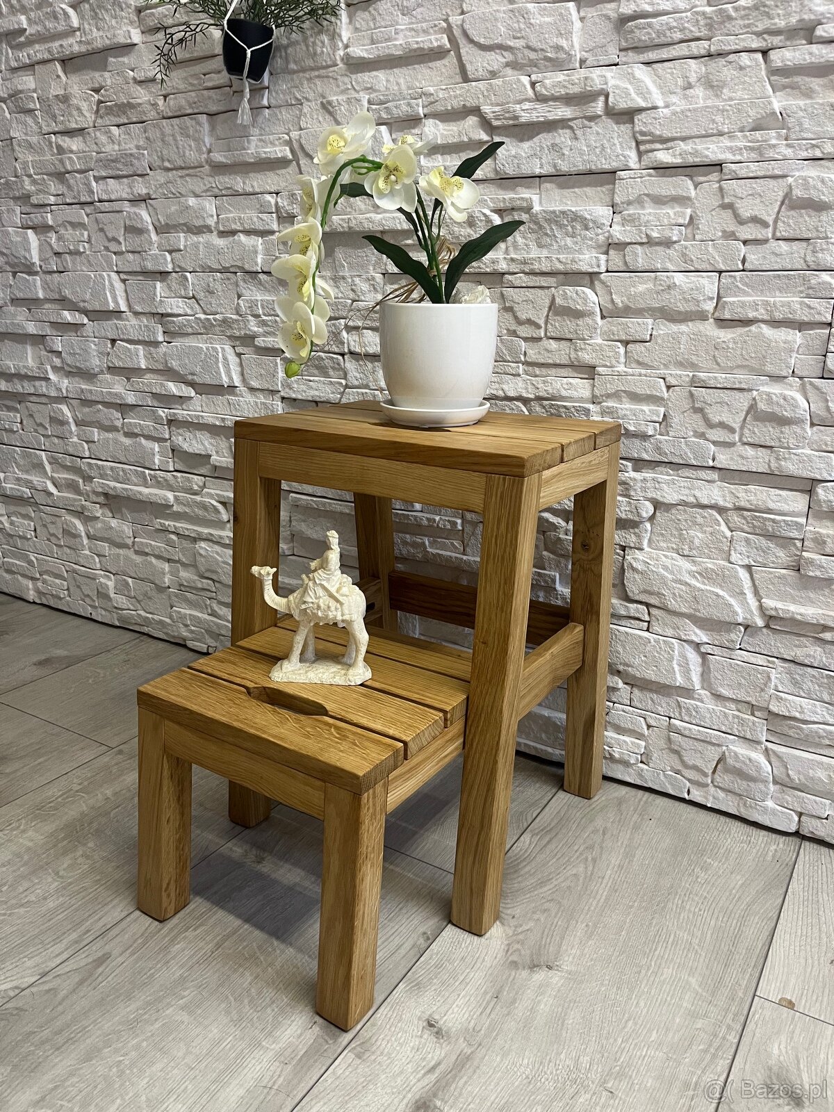Taboret Dębowy 2w1 Stepoak - 4
