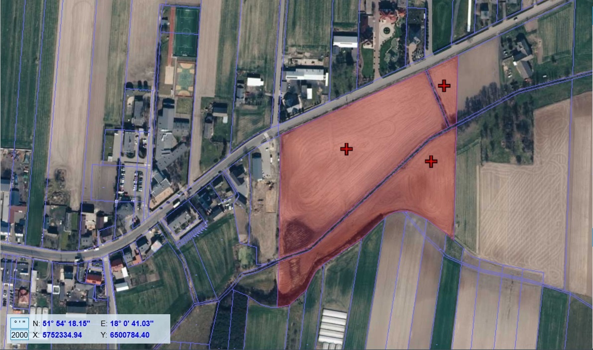 Działka rolno-inwestycyjna o powierzchni 4,03 ha, Blizanówek - 4