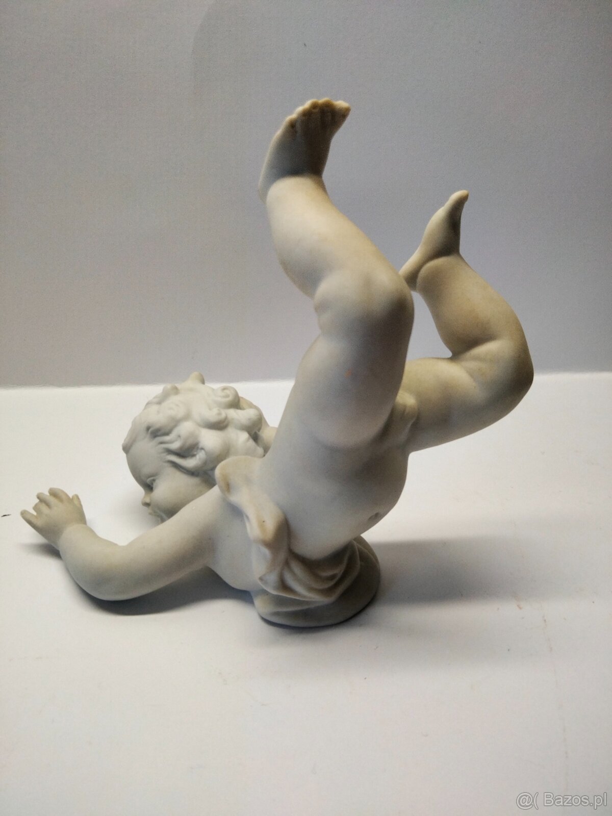 Figurka PUTTO - unikat sygnowana UNTERWEISSBACH. Niemcy, Tur - 4