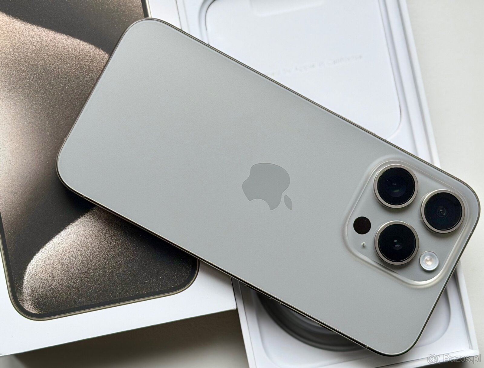 iPhone 15 Pro Natural Titanium BATERIA 100% TOP - 4