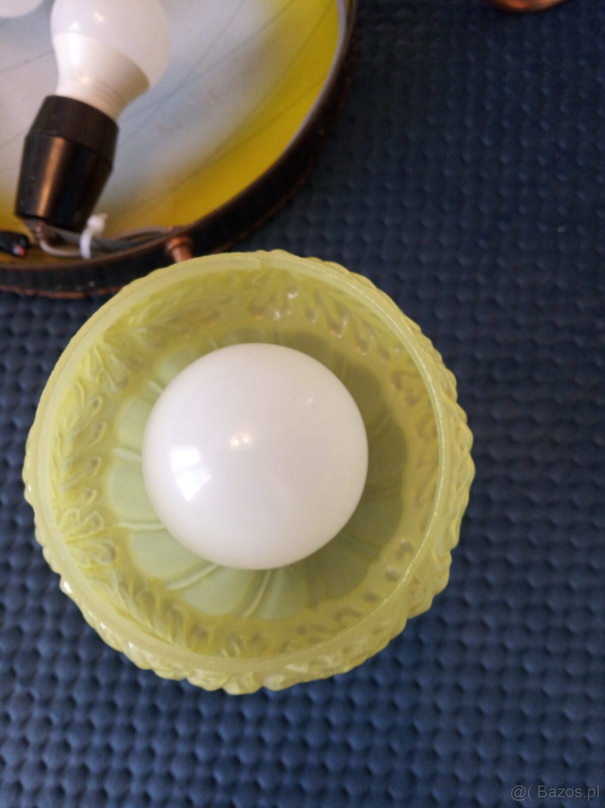 Vitage żyrandol sufitowy z okresu PRL - 4