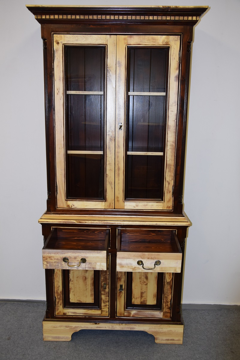 witryna - kredens z drewna - jak nowy - 4