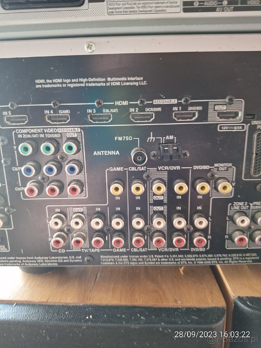 Amplituner+nagrywarka+głośnik centralny - 4