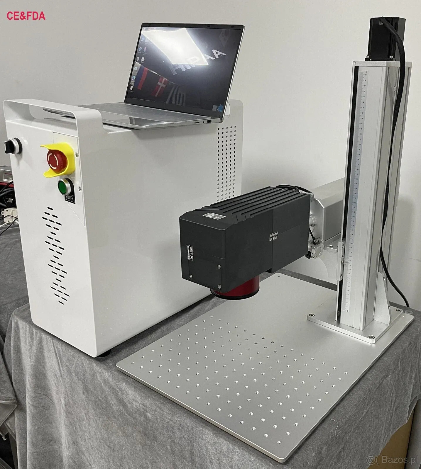 Urządzenie do znakowania laserowego światłowodowego JPT 100W - 4