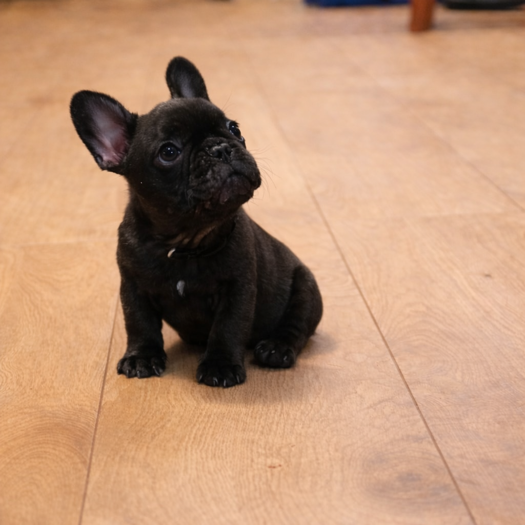 Buldog francuski chłopiec Dyzio pręgowany ciemny FCI - 4