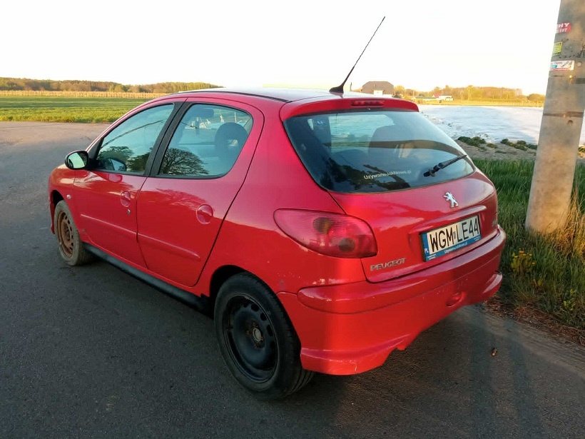PEUGEOT 206 1.4 KLIMA WAŻNE OC I PT SCT - 4