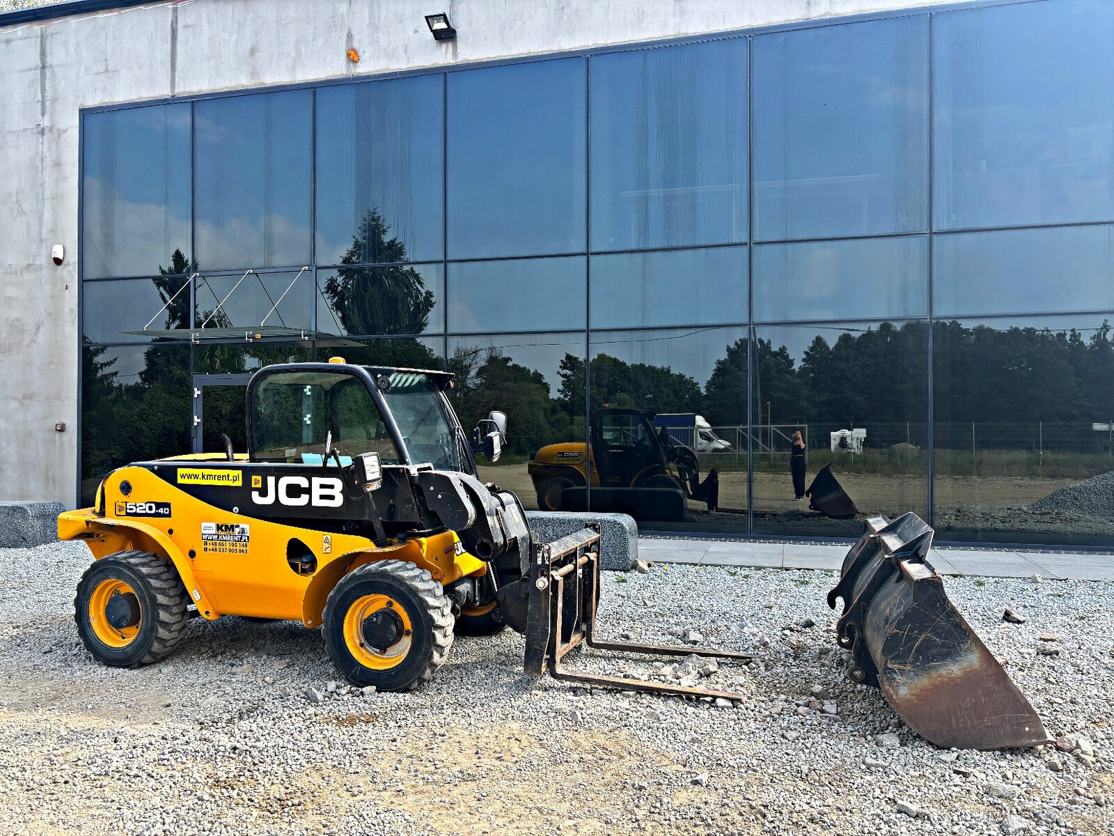 JCB 520-40 4WS ŁADOWARKA TELESKOPOWA 2020R | MANITOU MT 420 - 4