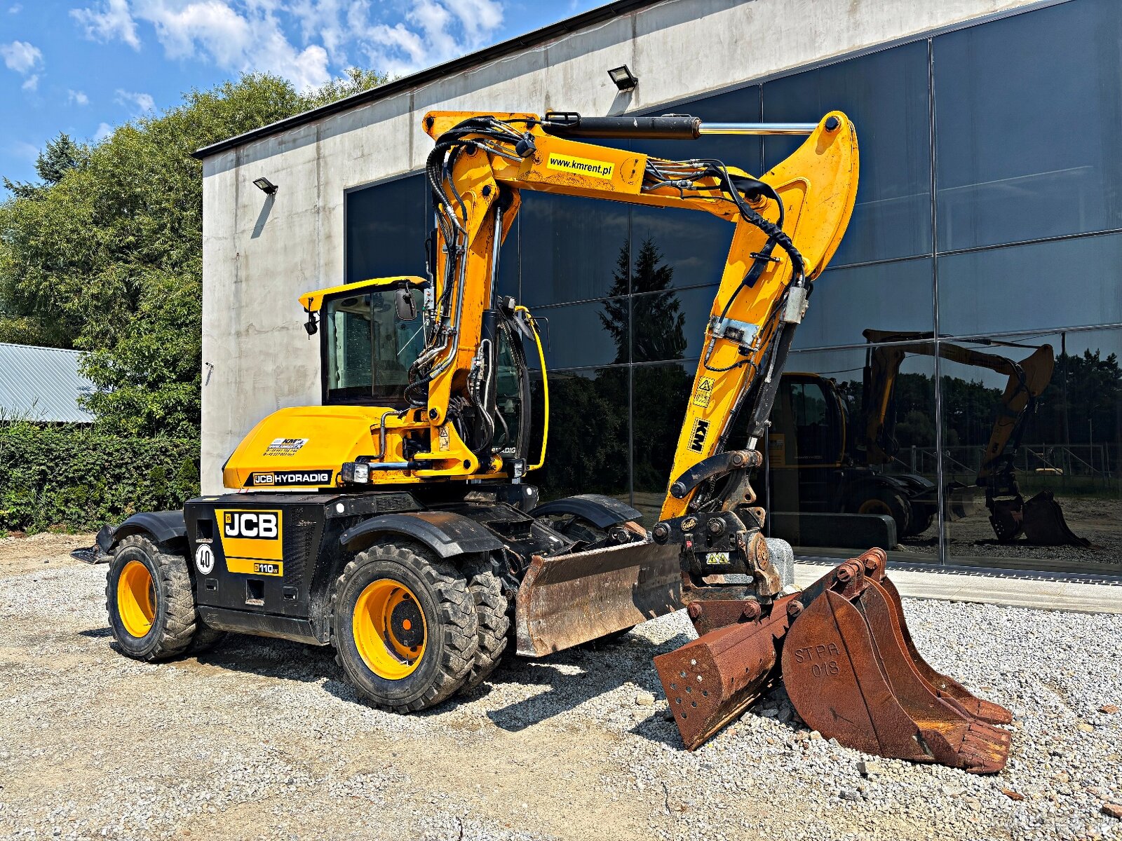 JCB HD110WT 4F KOPARKA KOŁOWA HYDRADIG POWERTILLT 2018R | LI - 4