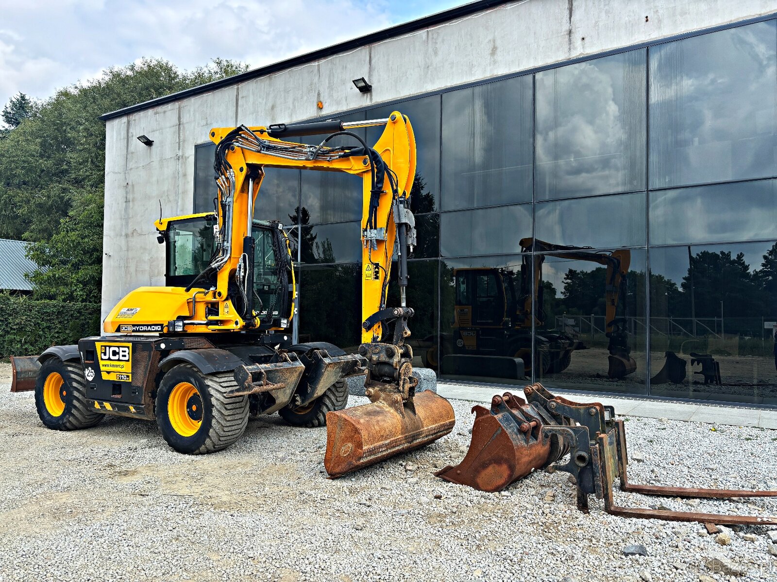 JCB HD110WT 4F KOPARKA KOŁOWA HYDRADIG POWERTILLT 2019R | LI - 4