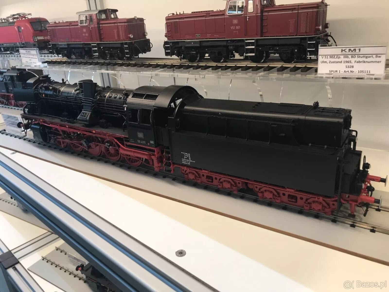 Lokomotywa parowa KM1 Gauge 1 Franco Crosti BR 50 4011 DB Ep - 4