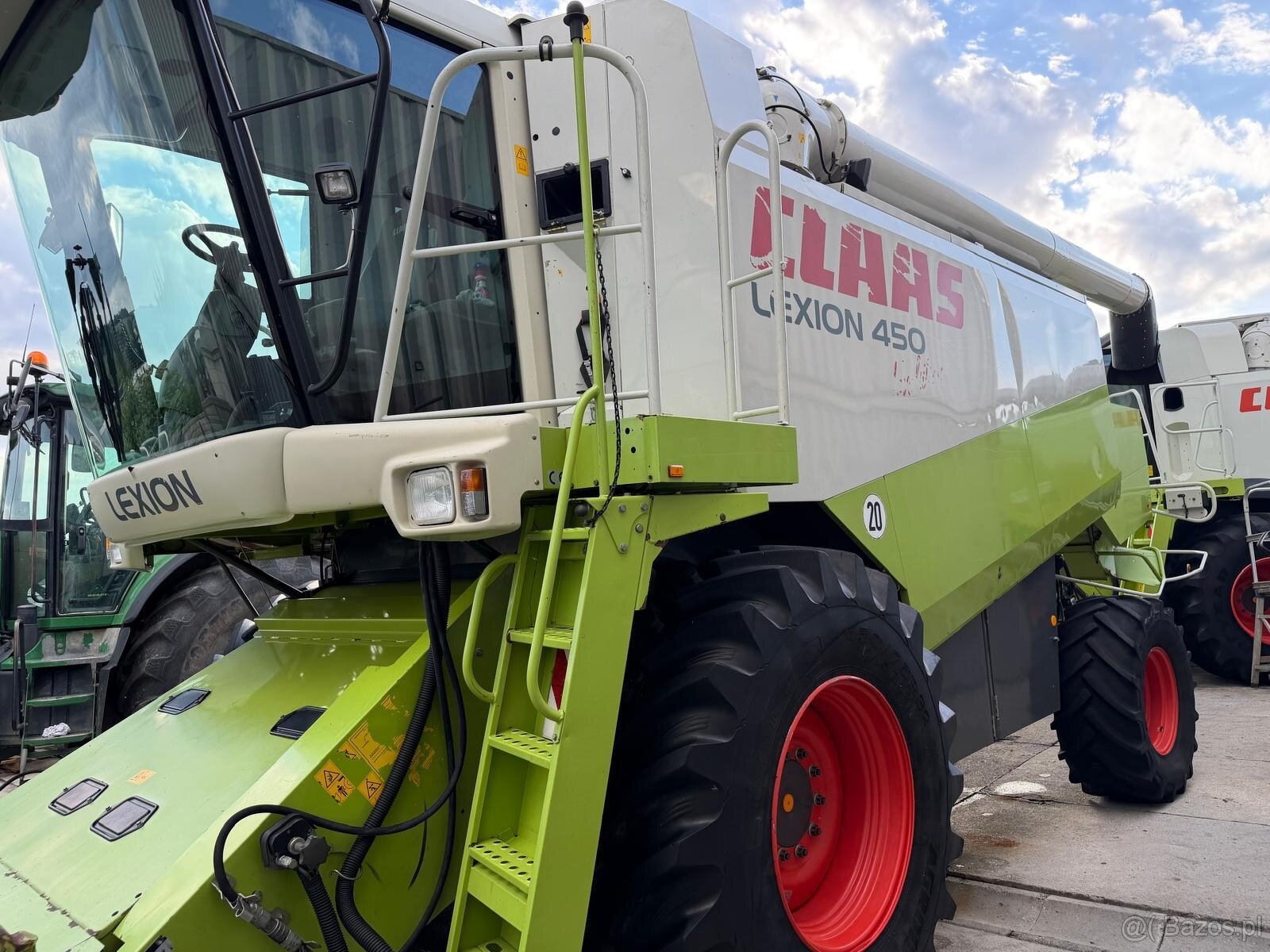 Claas Lexion 450 Evo heder 7,5m rok pr 2003 sprowadzony ce - 4