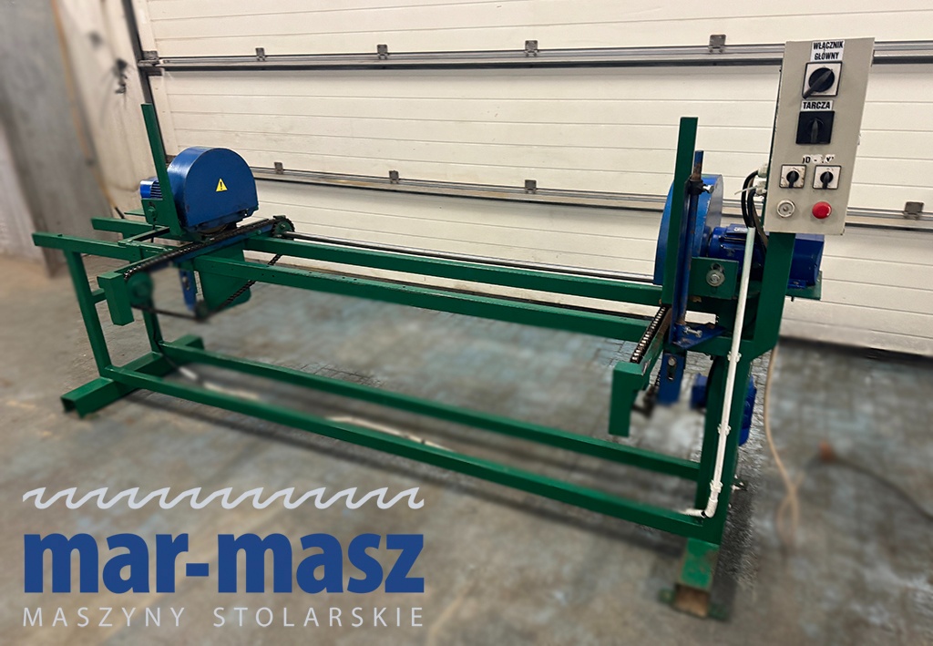 Obrzynarka dwu piłowa poprzeczna do drewna O2p-315 - 4