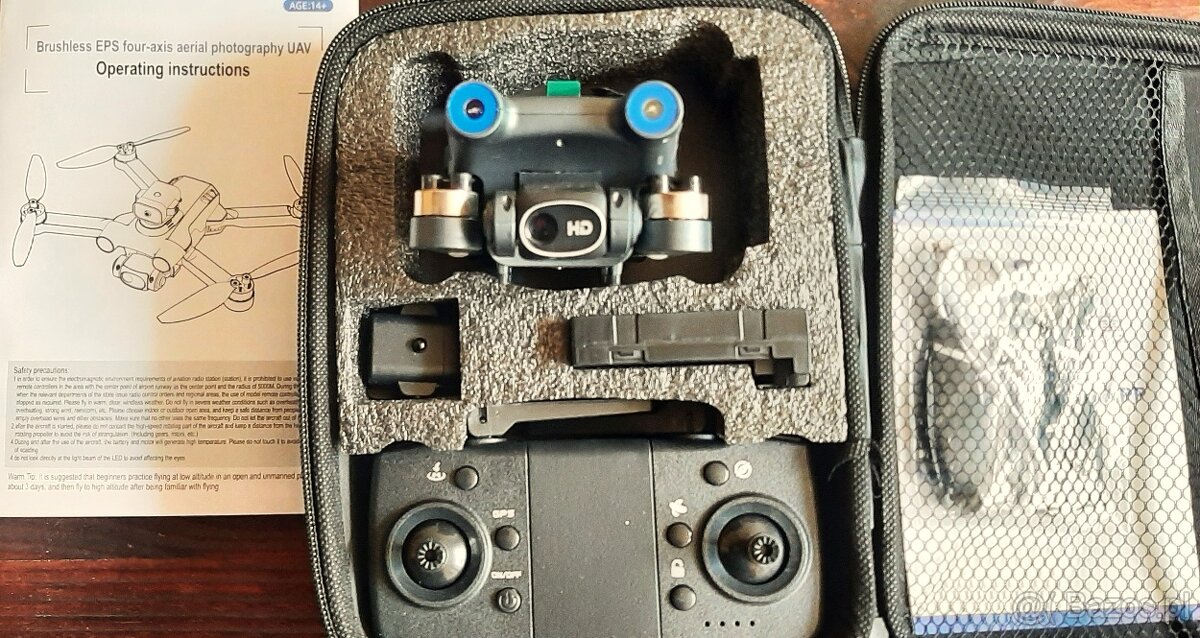 ⭐ Polecam DRON GPS EPS UAV S 136 4K Full HD Idealnie Nowy - 4