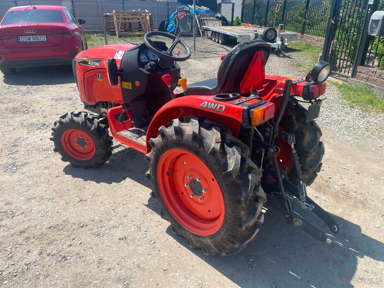 Kubota A211n B1-181 B1-241 mini ciągnik traktor japoński 4x4 - 4