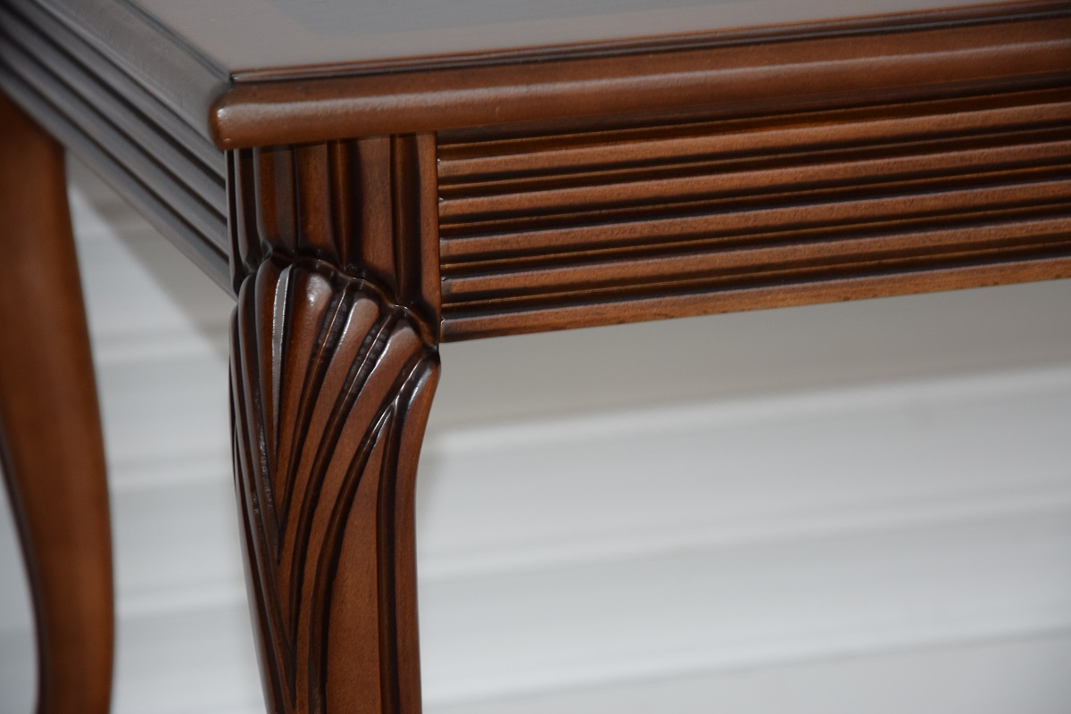 ława - stolik z drewna orzechowego - jak nowy - 4