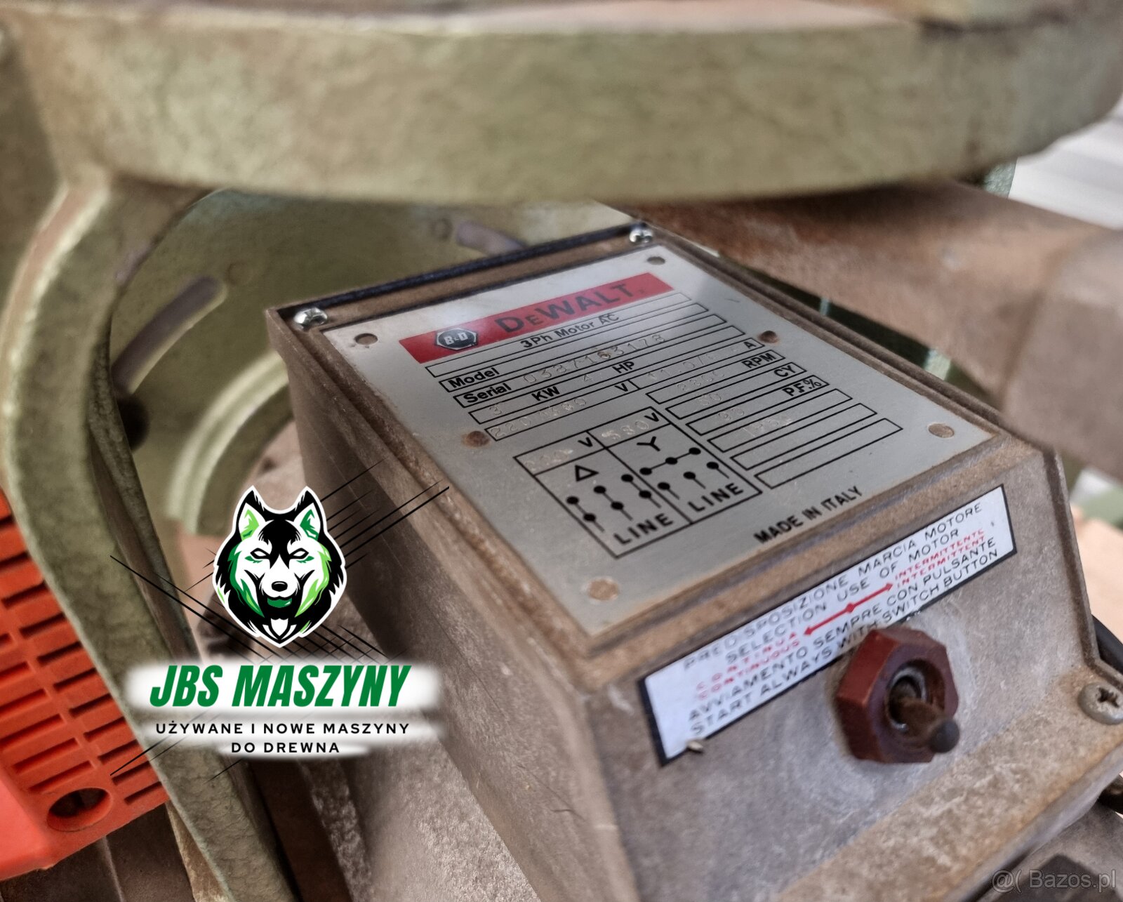 Piła radialna pilarka DeWALT 3kw Poprzeczna - 4