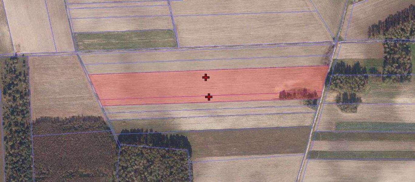 Niezabudowana nieruchomość rolna - łączna pow. 5,07ha - 4