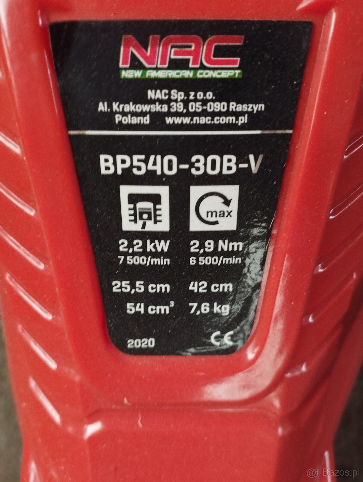 Kosa spalinowa firmy NAC - 4