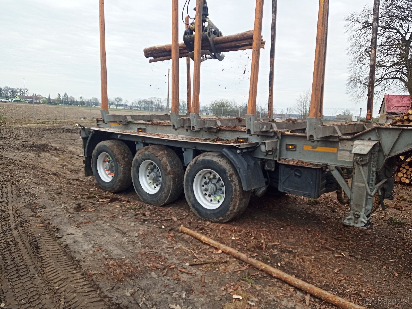 MAN TGS 33.510 6x4 Drewna lasu Umikov Epsilon 250z - 4