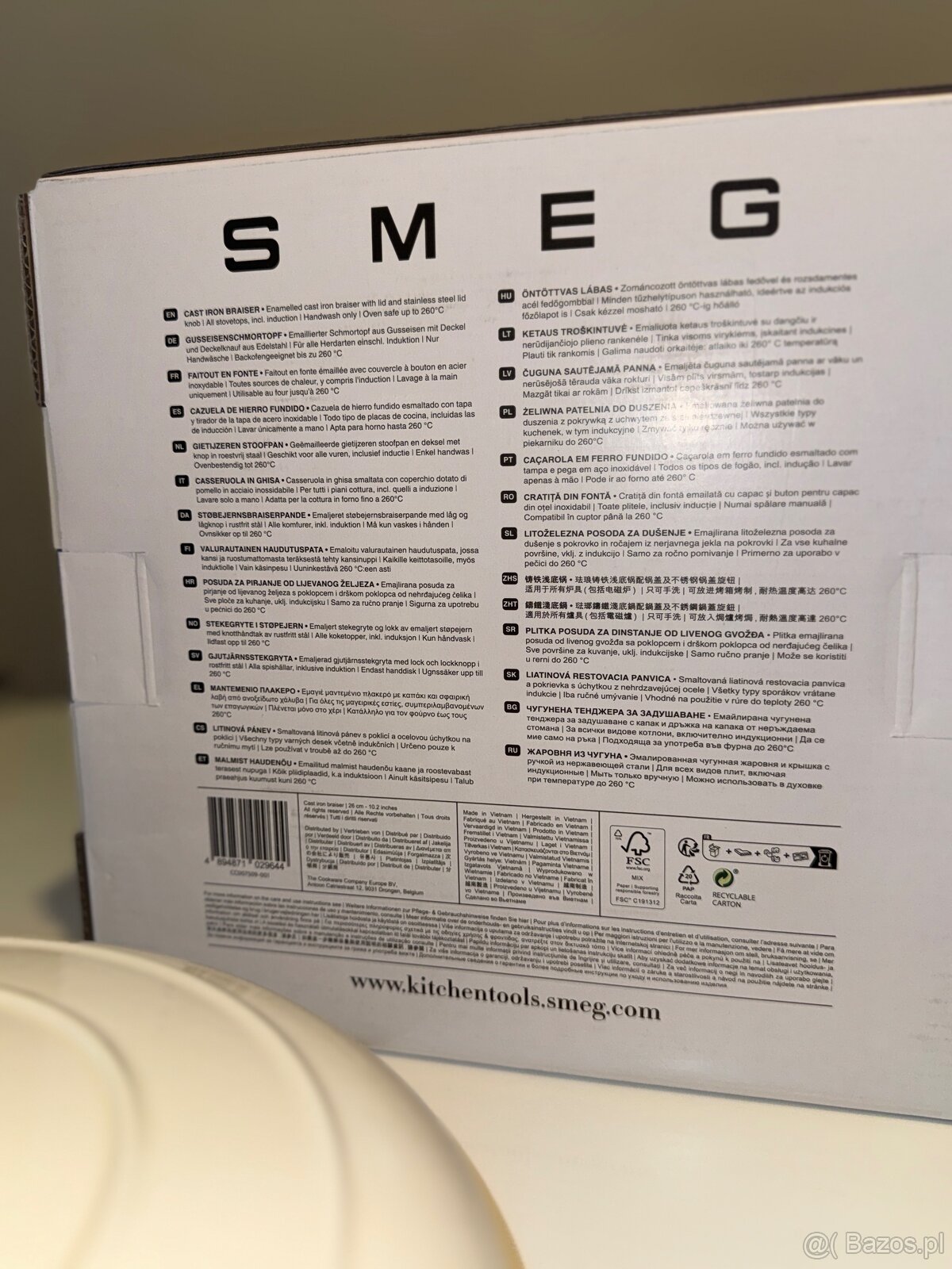 SMEG Żeliwna patelnia 26 cm - 4