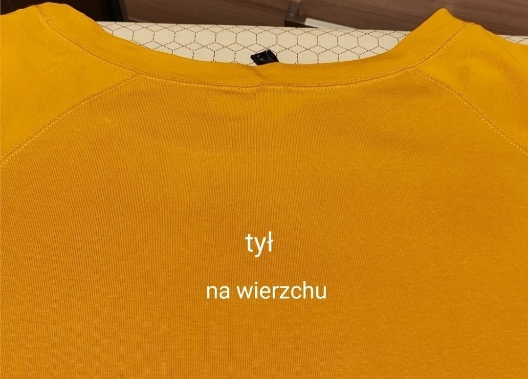 Musztarda bluzka, długi rękaw. Rozm. XL/42 COLOURS - 4