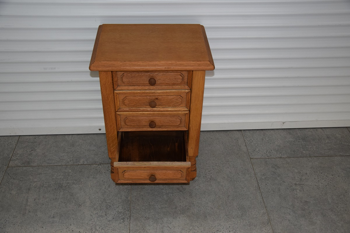 szafka z szufladami z drewna dębowego - super stan - 4