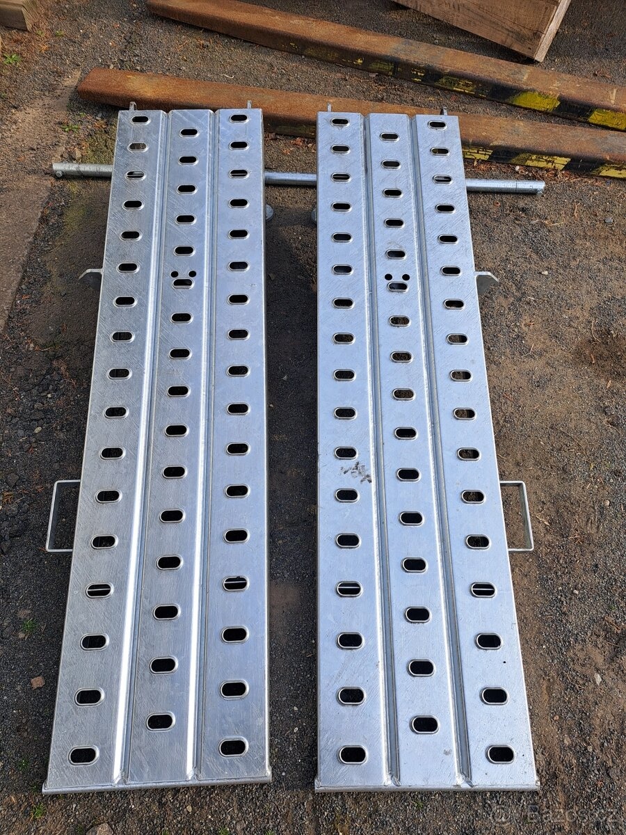 Nowe, nieużywane, składane rampy do przyczep - 4