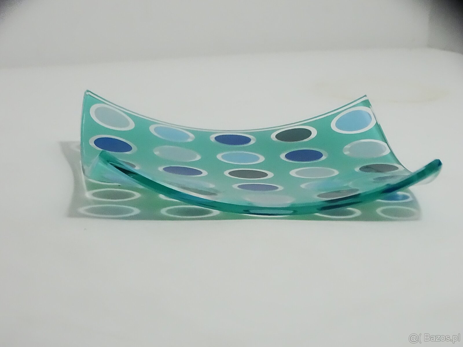 Szklana misa dekoracyjna Rosenthal Form 61111, Dekor 331161, - 4