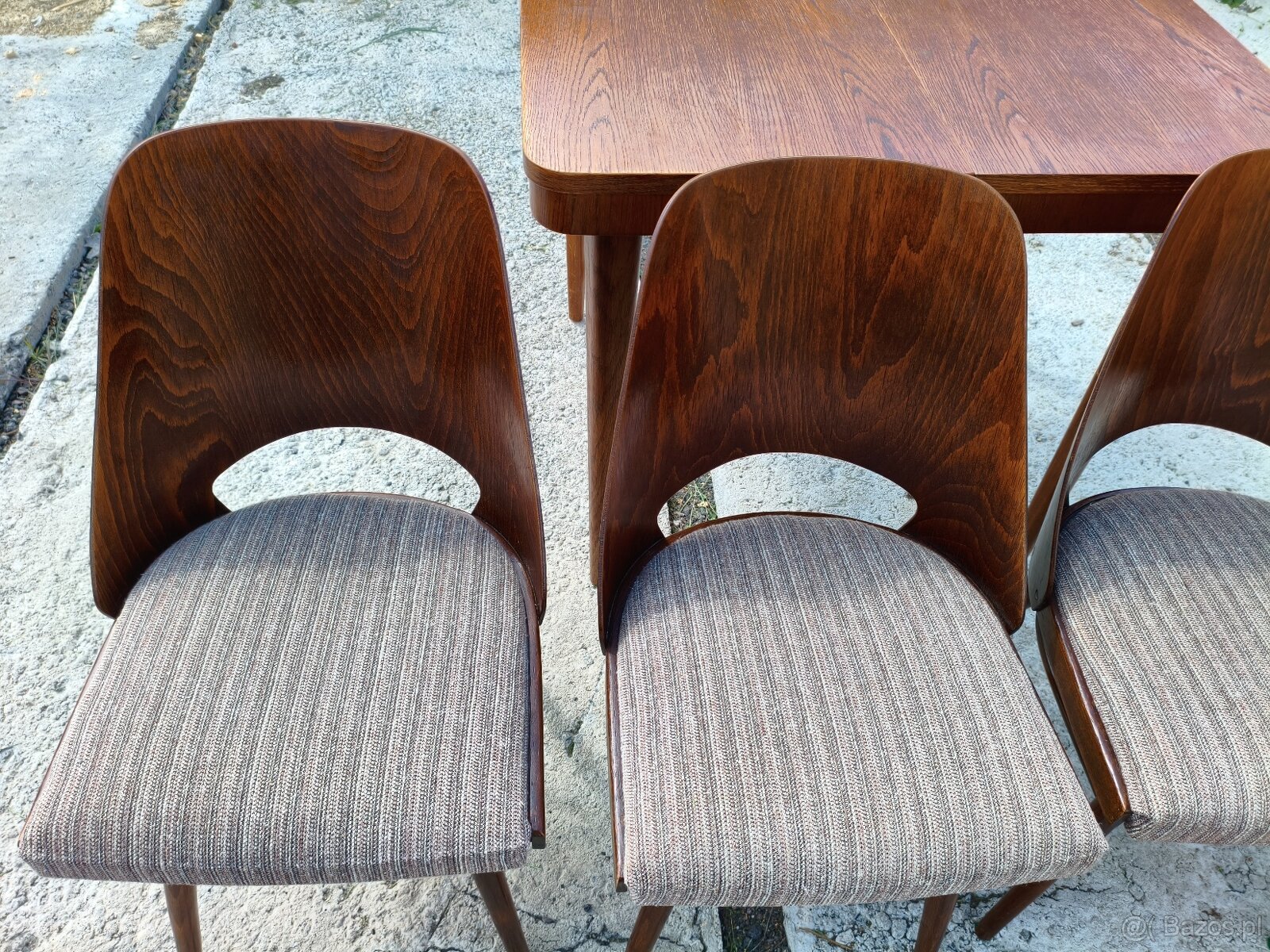 Haerdtl Oswald 4x židle s roz.stolem - 4