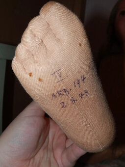 Antyczny manekin dziewczynki Käthe Kruse, muzealnej jakości, - 4