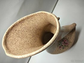 Unikat wazon ceramiczny Bertoncello lata 60-te szkliwiony - 4
