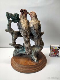 Angielska duża figura Ptaki Tanio Vintage - 4