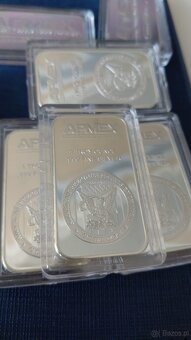 APMEX 1 oz Silver Bar Ag 999 – 8 szt. - 4
