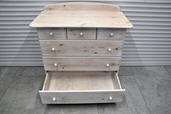 komoda z drewna sosnowego - jak nowa - 4