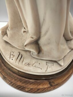 Duża figura ,statuetka Capodimonte Dama. - 4