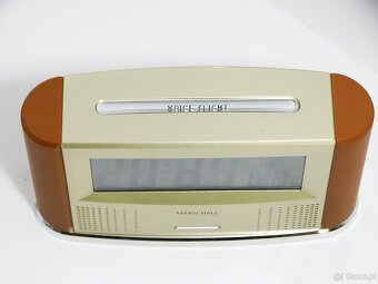 Mówiący radiowy zegar/budzik z termometrem wewnętrznym i dat - 4