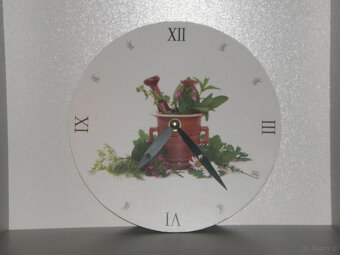 Sprzedam zegar wiszący do kuchni, średnica 25 cm. - 4