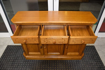 komoda dębowa - jak nowa - 4