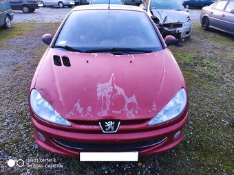 Peugeot 206 CC 1.6 benzyna, 2002 r., części - 4