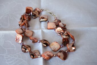 Naszyjnik masa perłowa - 4