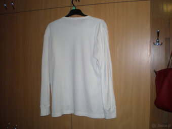 Sprzedam podkoszulkę męską, białą, z długim rękawem, używana - 4