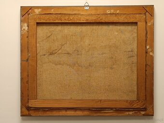 Obraz Szczeliniec Wielki 1954, olej na płótnie 55x66 - 4