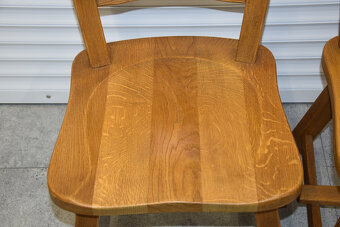 krzesła dębowe 4 sztuki - jak nowe - 4