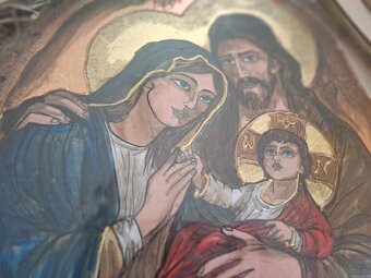 Obraz malowany ręcznie na drewnie - 4